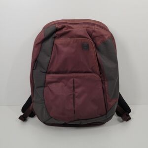Tumi T-Tech Maroon And Gray Travel Laptop Backpack